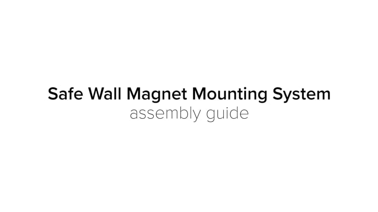 Displate — Safe Wall Magnet Mounting System assembly guide on Vimeo